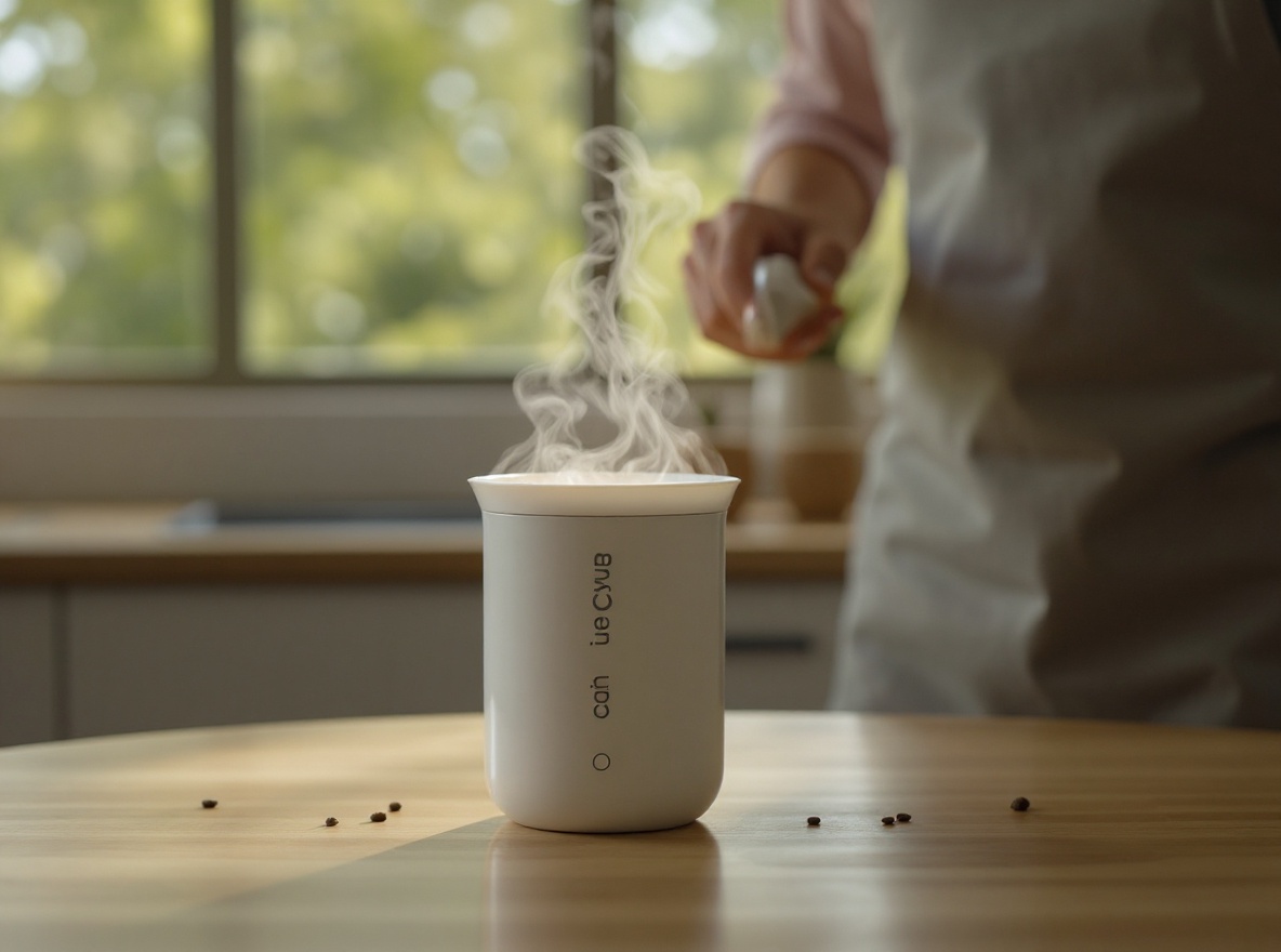Cup brews automatically